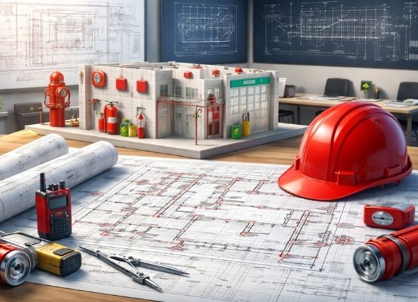 projetos técnicos combate incêndio hidrantes sprinklers